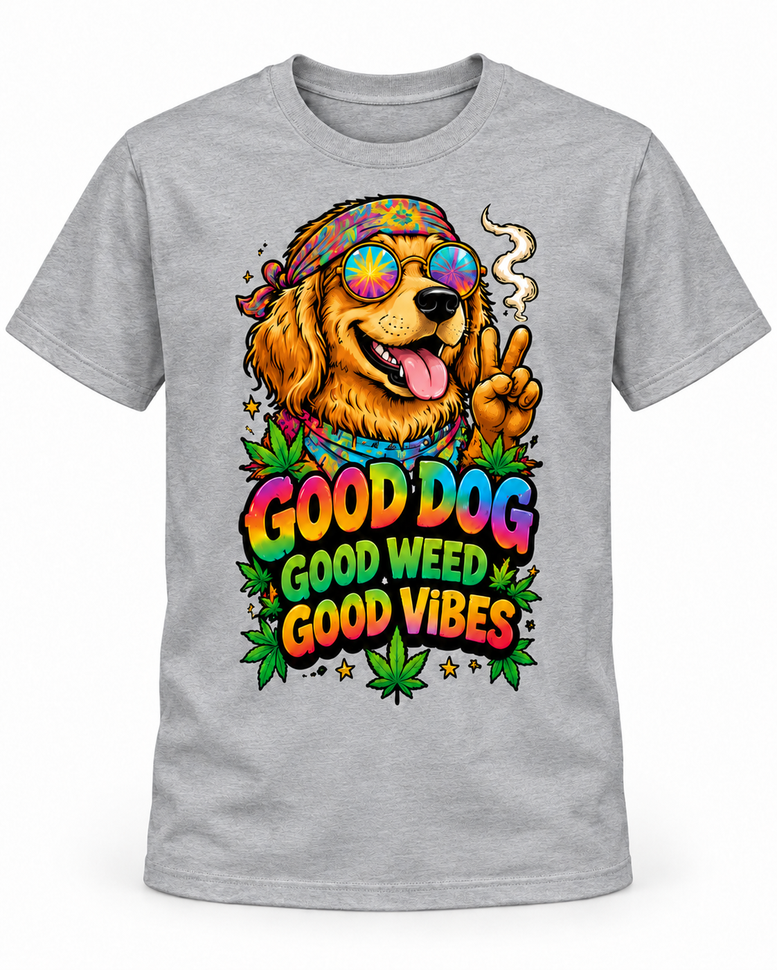 Good Buds Good Vibes Retro Graphic Tee