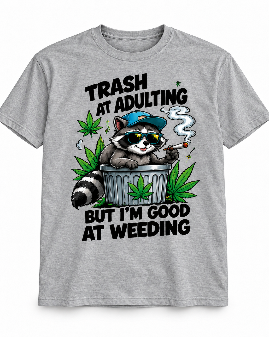 Stay High Stay Happy Funny Weed Graphic T-Shirt