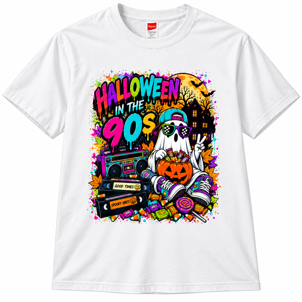 Halloween Night in the 90s Retro T-Shirt
