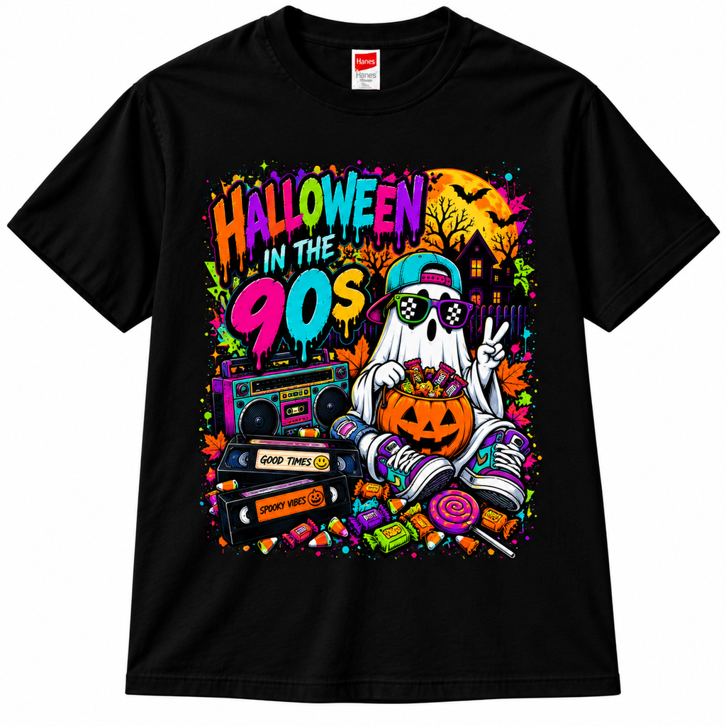 Halloween Night in the 90s Retro T-Shirt