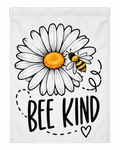 Bee Kind Daisy Garden Flag