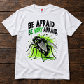 Be Afraid Be Very Afraid Retro Halloween T-Shirt