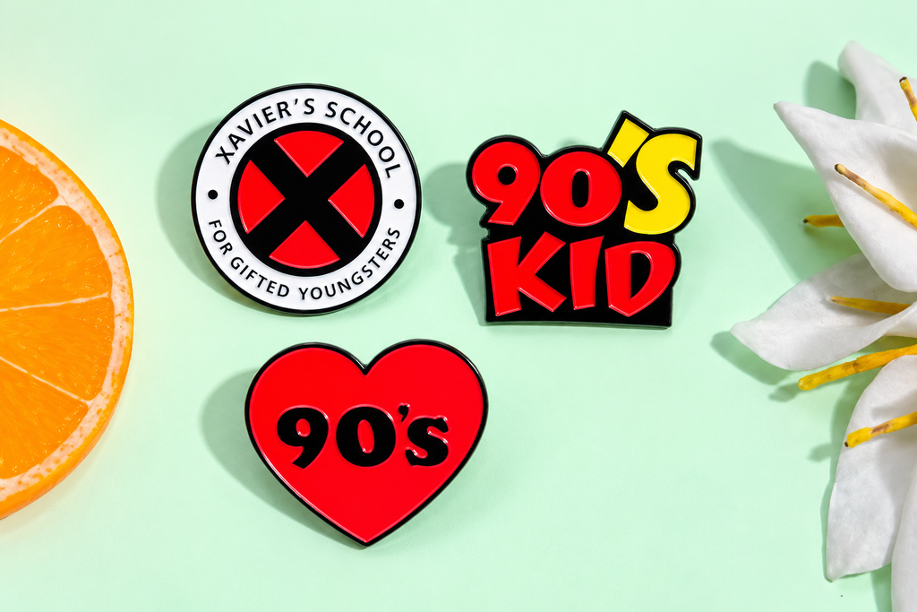 90s Kid Retro Enamel Pins