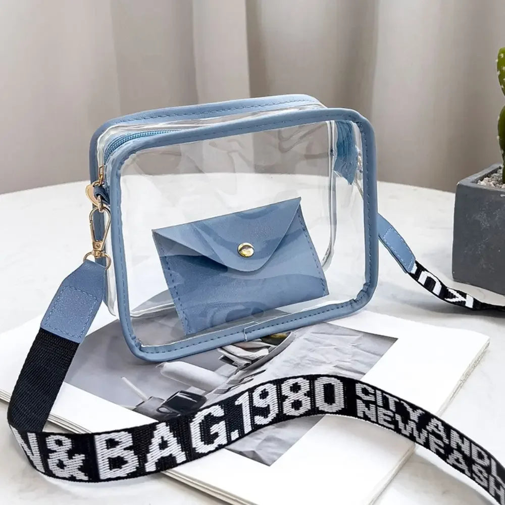 Y2K Candy-Color Transparent Jelly Crossbody Bag