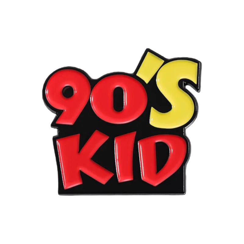 90s Kid Retro Enamel Pins