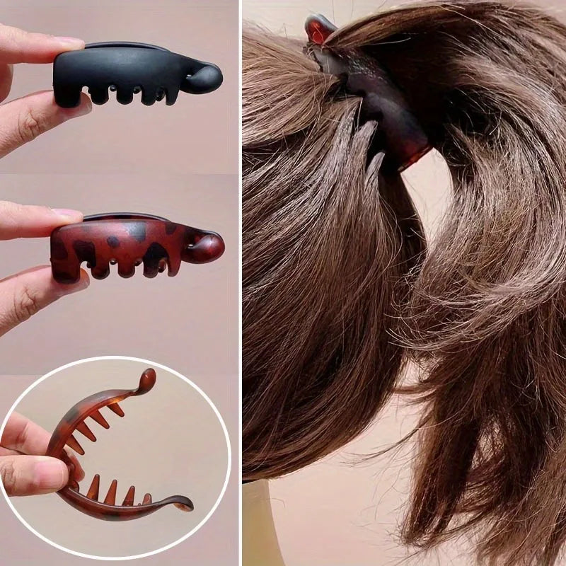 4-Piece Retro Banana Clip Set