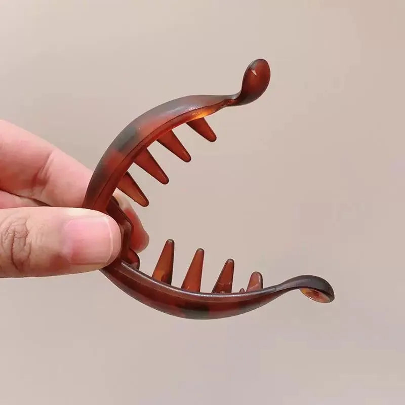 4-Piece Retro Banana Clip Set