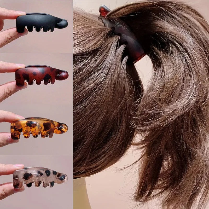 4-Piece Retro Banana Clip Set