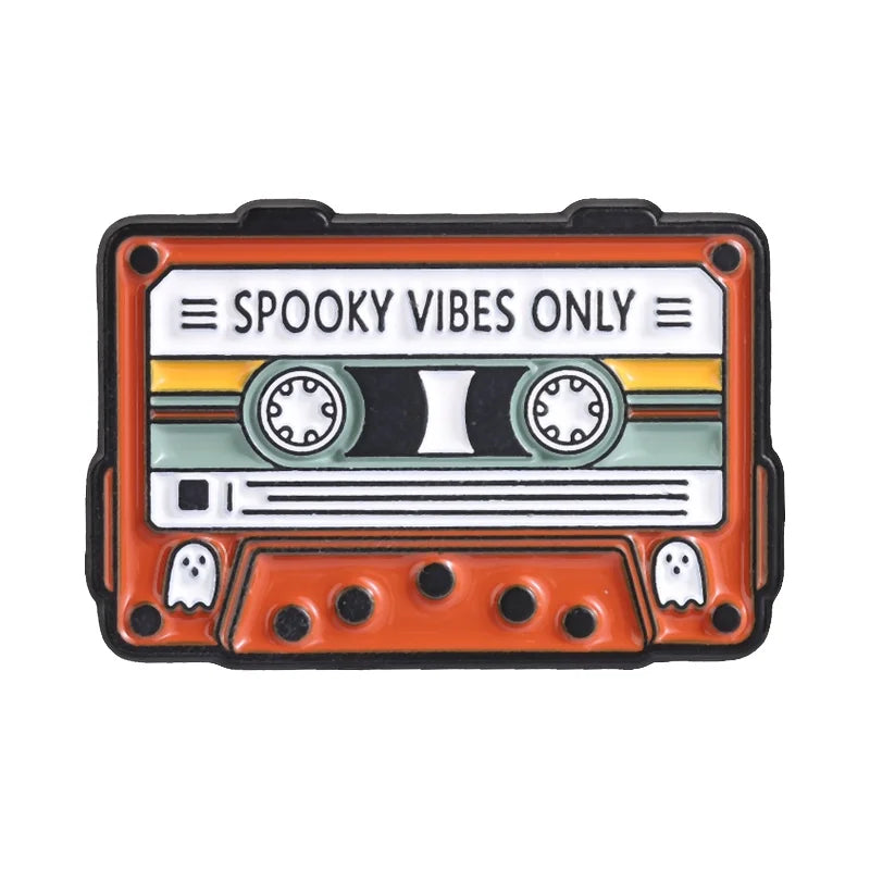 Retro Ghost Claw Machine Pin Set – 3 Piece