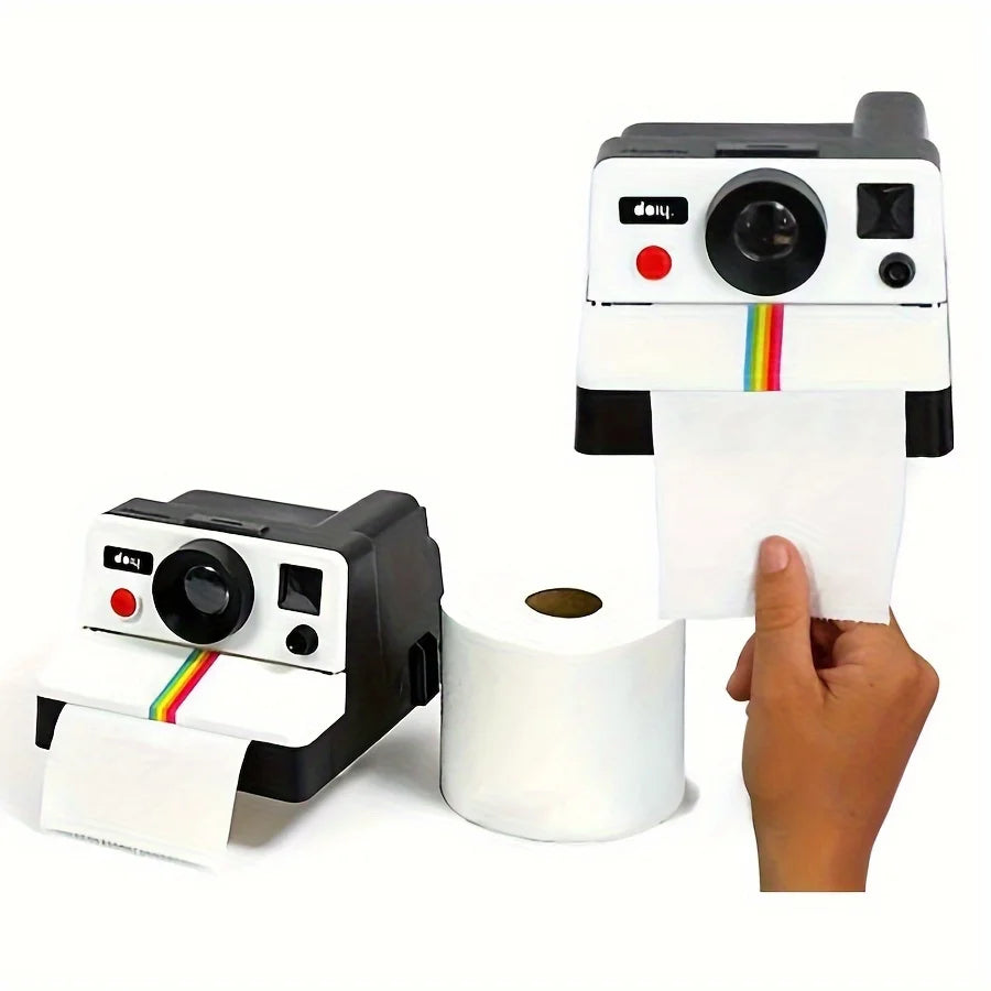 Retro Camera Tissue & Toilet Paper Holder