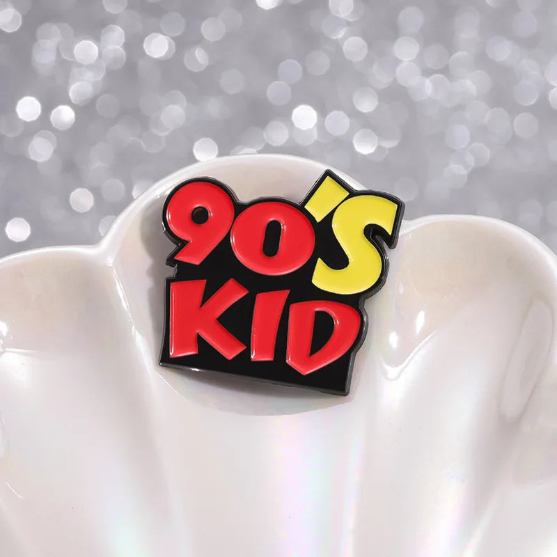 90s Kid Retro Enamel Pins
