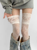 90s Lace Over-the-Knee Stockings