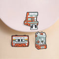 Retro Ghost Claw Machine Pin Set – 3 Piece