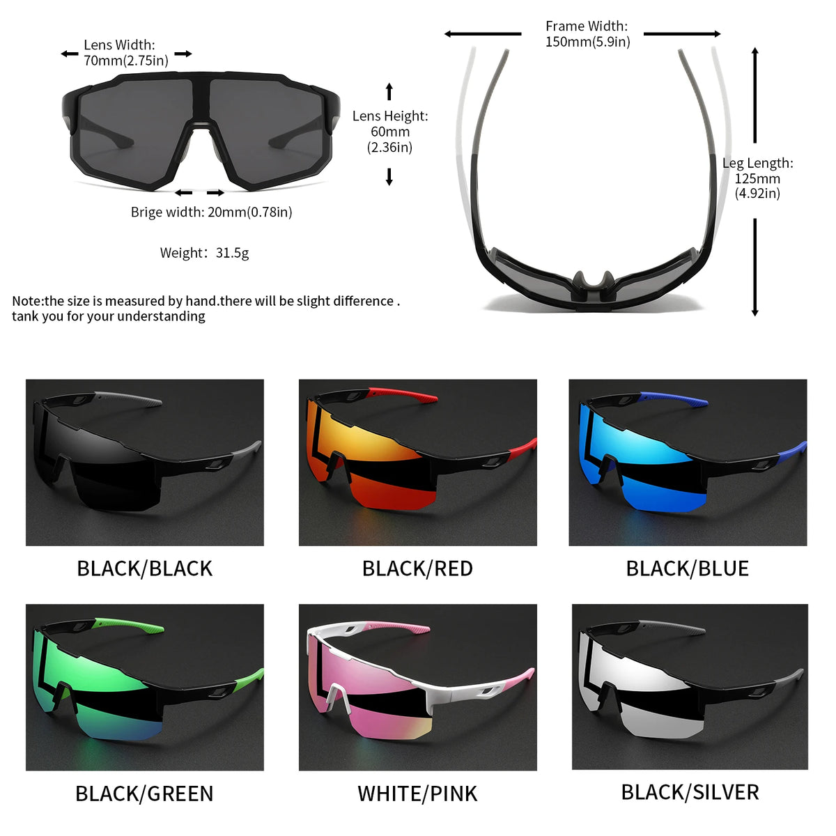 90s Flashback Wraparound Sunglasses