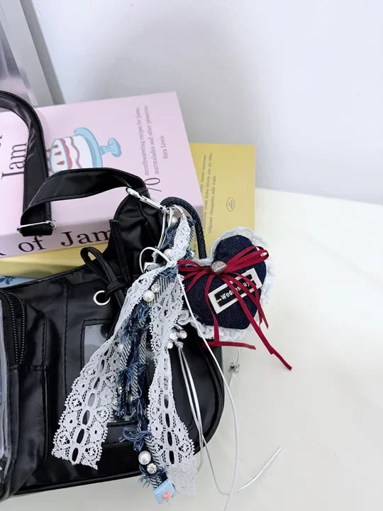 90s Throwback Transparent Shoulder Bag