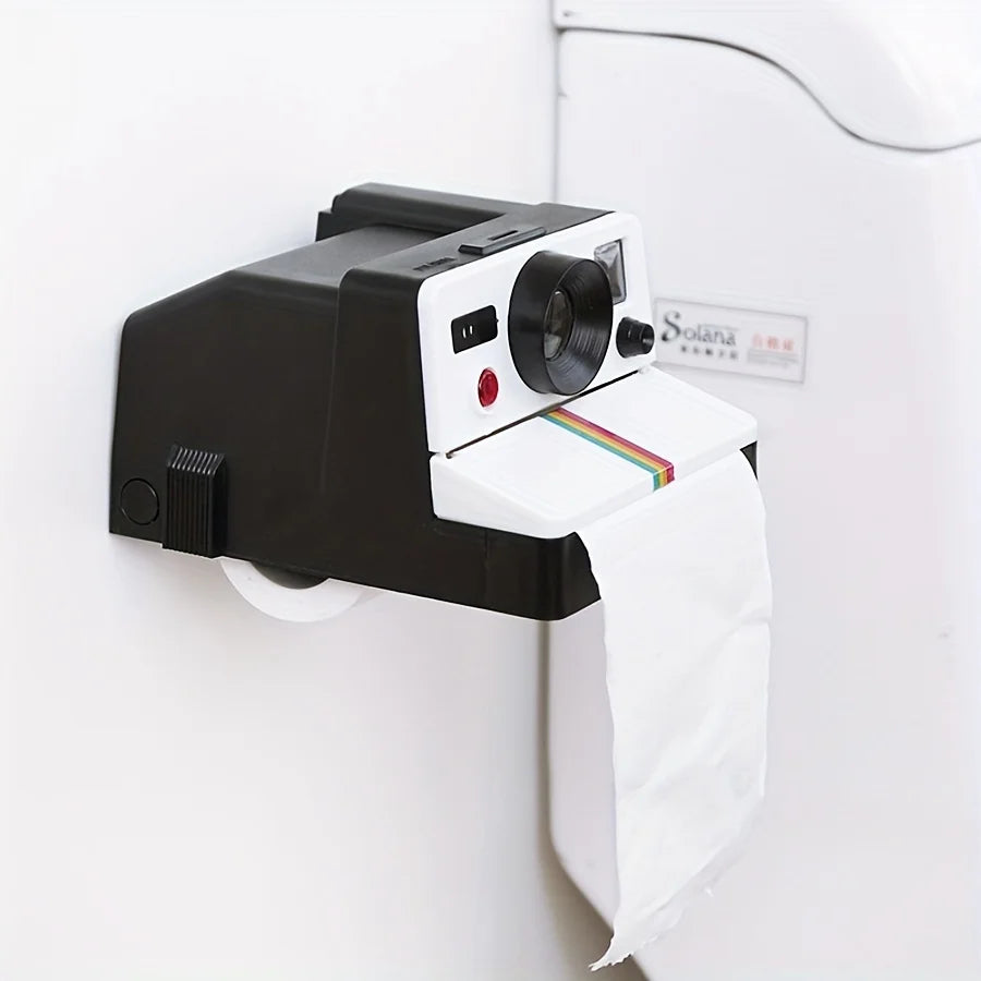 Retro Camera Tissue & Toilet Paper Holder