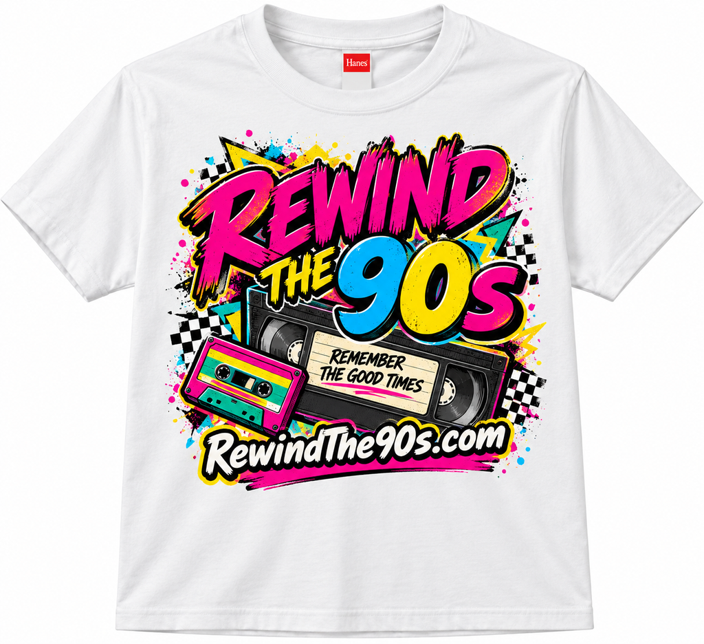 Rewind the 90s Retro Nostalgia T-Shirt
