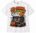 No Signal After Midnight Retro Halloween T-Shirt