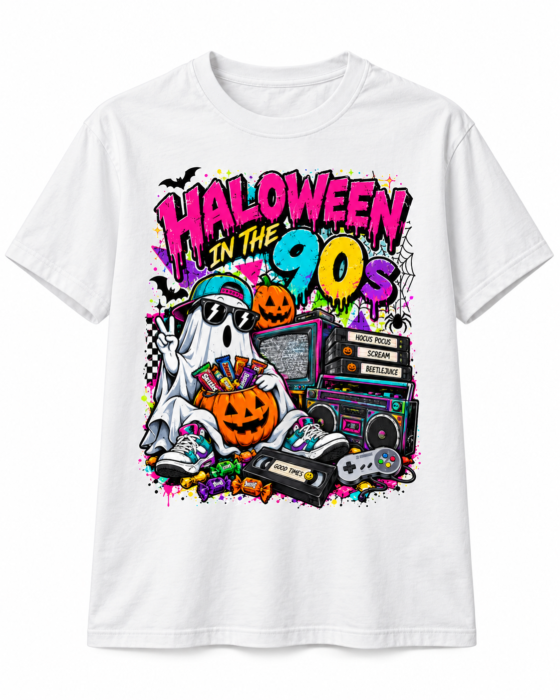 Halloween in the 90s Retro Halloween T-Shirt