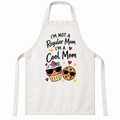 White apron featuring I'm Not a Regular Mom, I'm a Cool Mom