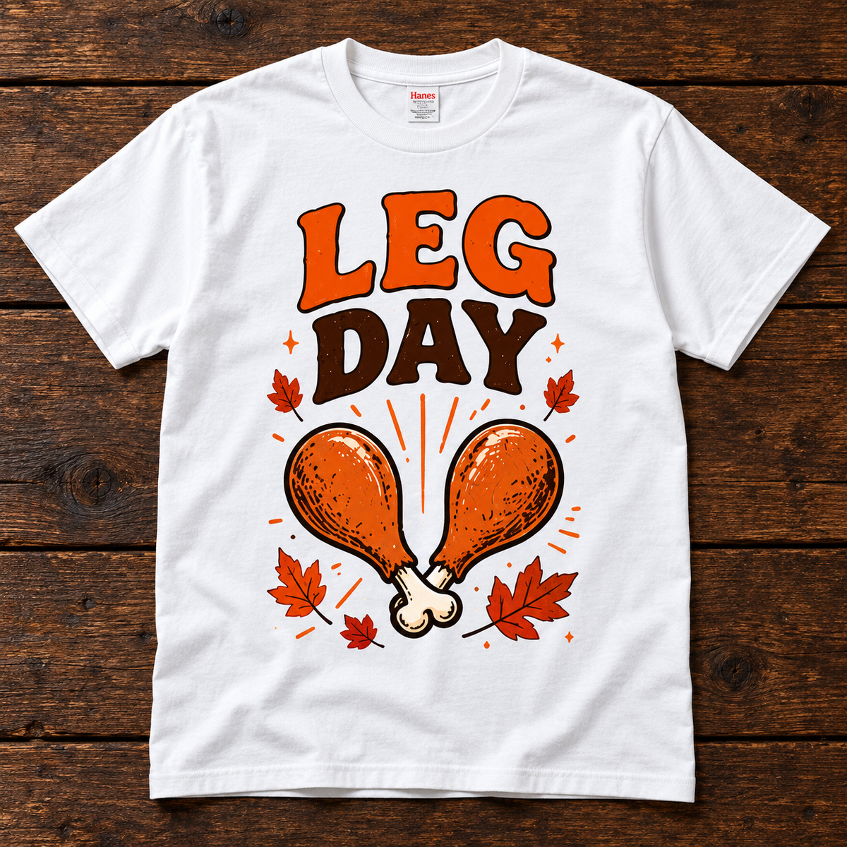 Leg Day Thanksgiving Turkey Legs T-Shirt