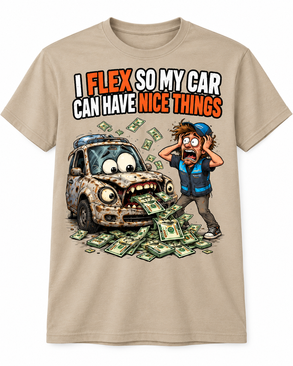 Lord Give Me Patience – Delivery Driver shirt mockup in Purple