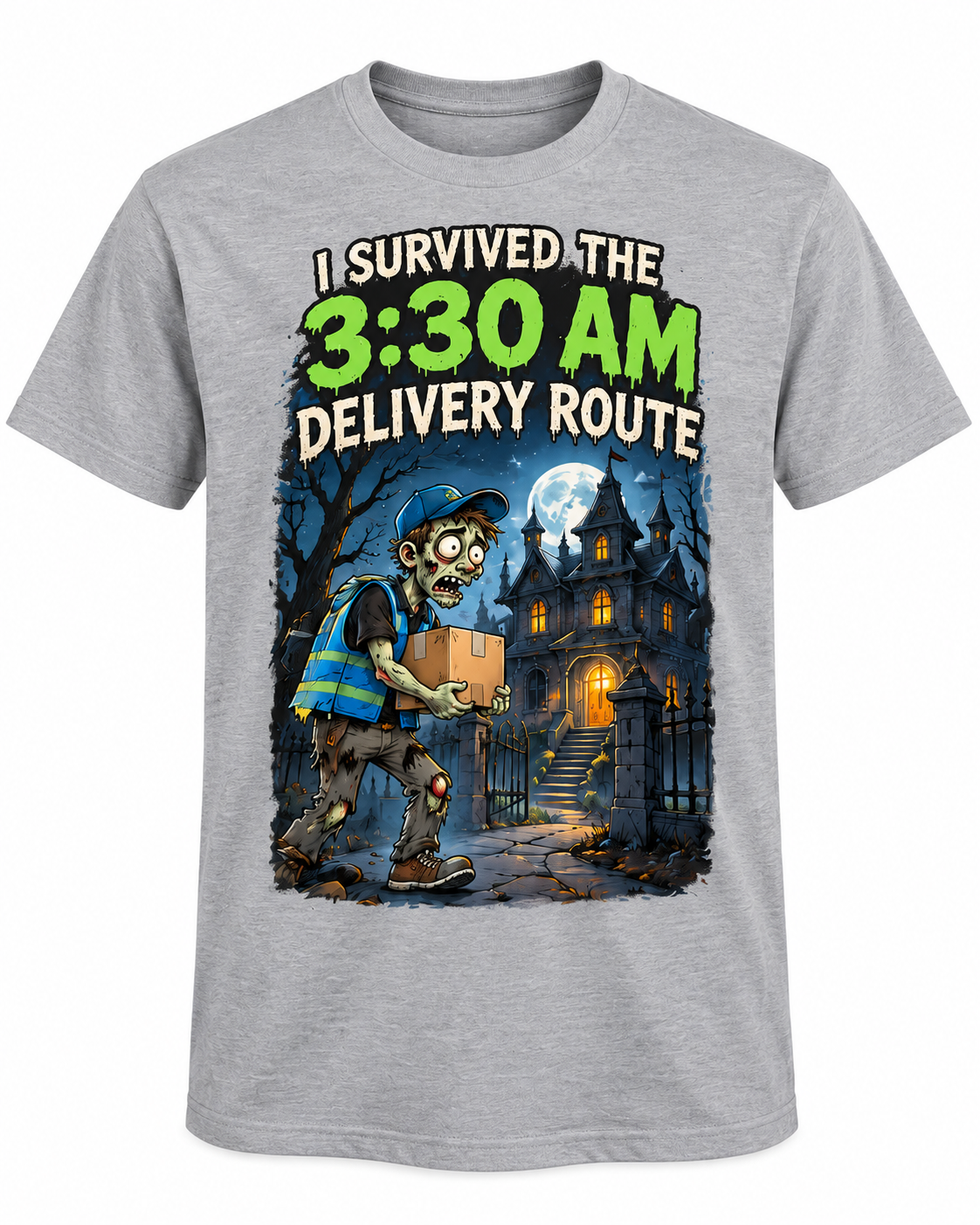 I Survived the 3:30 AM Delivery Route T-shirt mockup