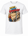 PIVOT! PIVOT! Retro 90s Comedy Graphic Tee – Funny Moving Day Shirt