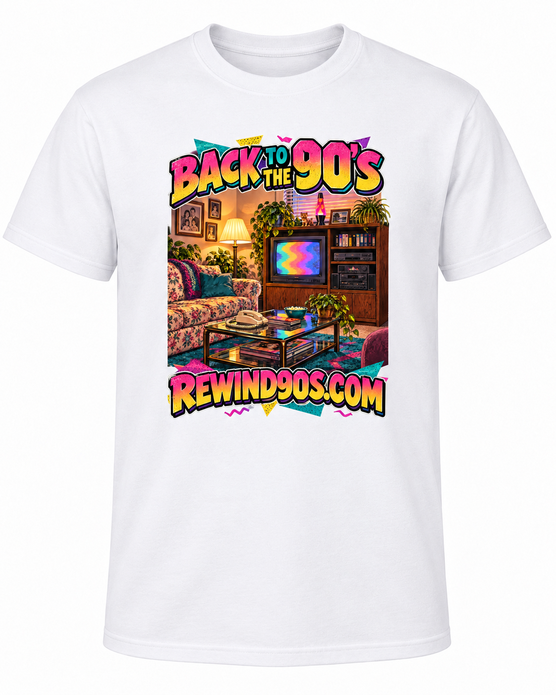 Back to the 90s Retro Arcade Graphic T-Shirt – Vintage Gaming Nostalgia