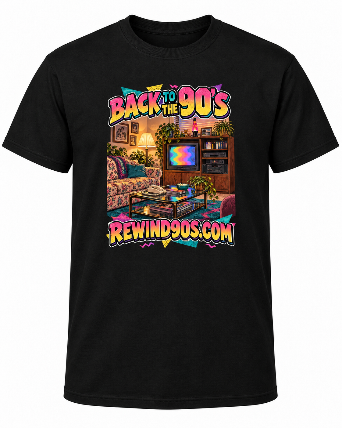 Back to the 90s Retro Arcade Graphic T-Shirt – Vintage Gaming Nostalgia