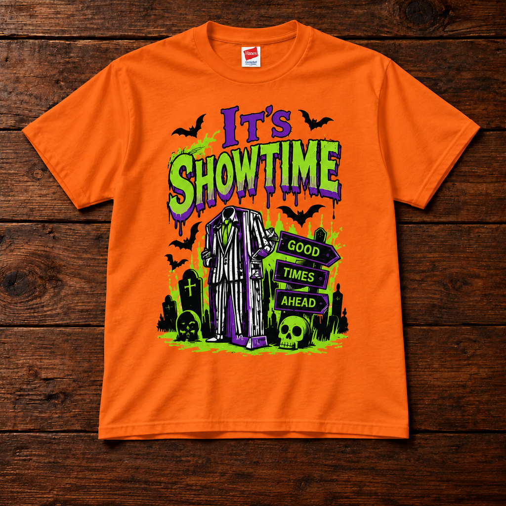 It’s Showtime Retro Halloween T-Shirt