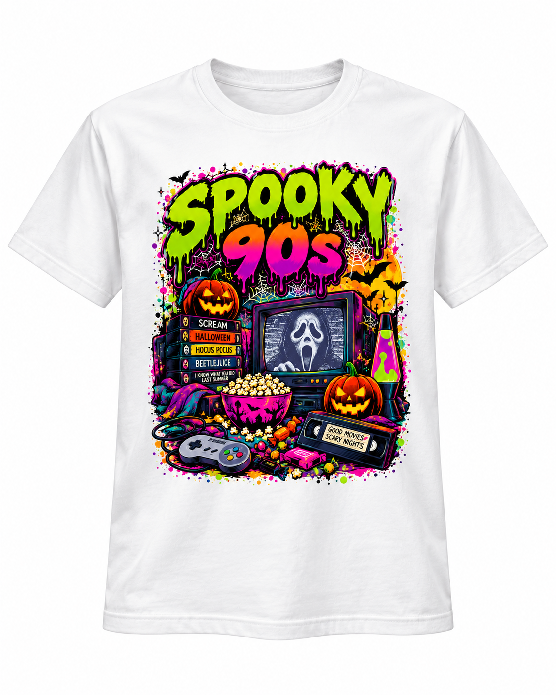Spooky 90s Retro Halloween T-Shirt