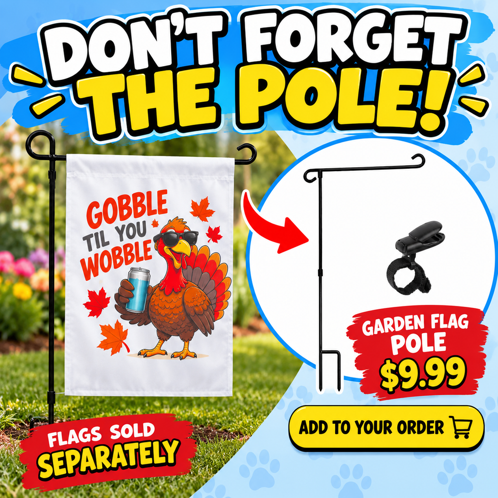 Garden Flag Pole – Outdoor Yard & Garden Flag Stand