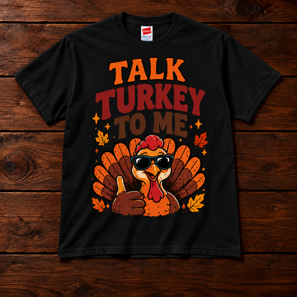 Talk Turkey to Me Funny Thanksgiving T-Shirt